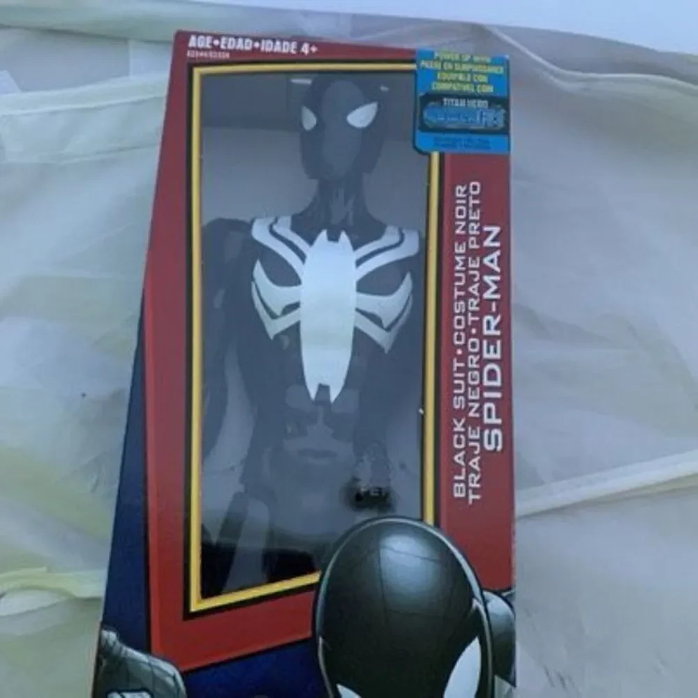 Marvel Spider-Man Black Suit Titan Hero Series 12” Action Figure *New*
